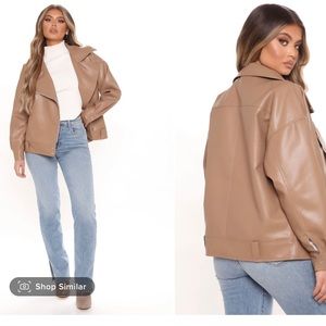 Brand new leather jacket size large